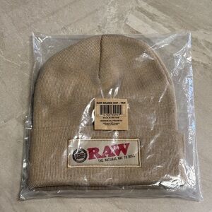 RAW Tan Beanie Hat